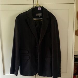 RW&CO. Black Sport Coat Modern Notched Lapel